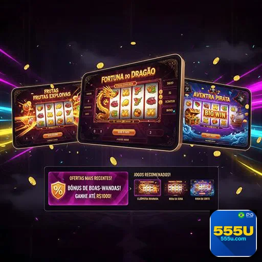 Imagem da página inicial do 555u, plataforma de serviços e soluções digitais para seu negócio.